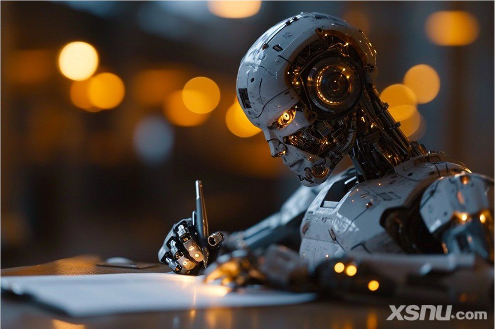 机器人 AI写作 AI教育 (图片来源:AI合成) 机器人 AI写作 AI教育