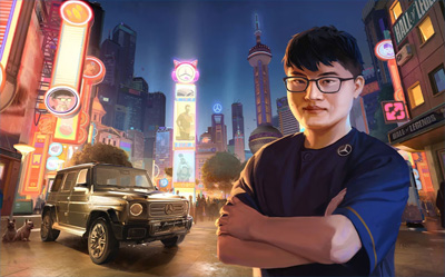 Mercedes-Benz为《英雄联盟》选手Uzi送上定制纯电大G