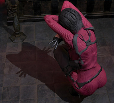 《生化危机4》艾达王3D新美图 复刻小猫影子拍照