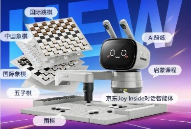 商汤科技推出元萝卜 AI 下棋机器人五合一版，京东 Joy Inside 首度合作