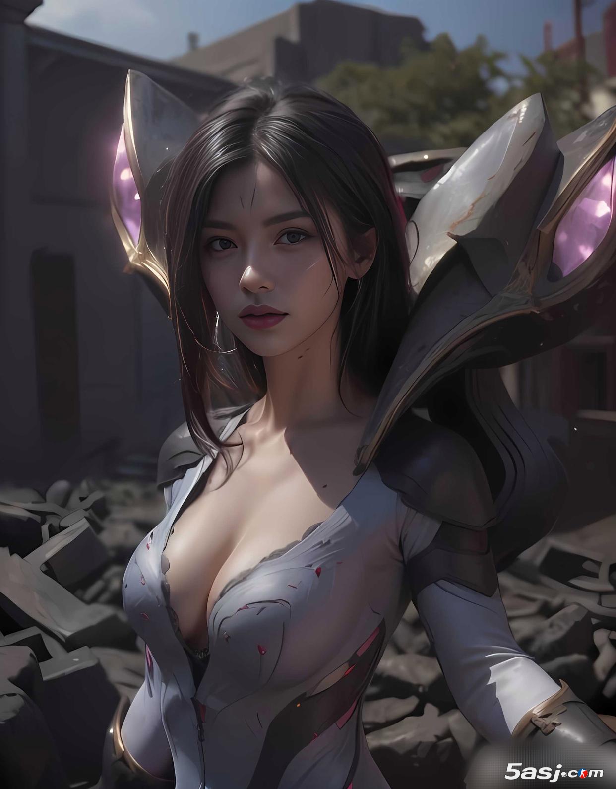 5月28日福利美图：机甲风美女，钢铁与柔情的交响诗