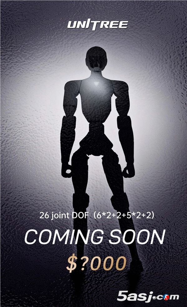 宇树科技放大招!全新人形机器人来了:26关节 钢铁侠同款胸灯 宇树科技放大招!全新人形机器人来了:26关节 钢铁侠同款胸灯