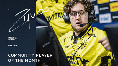 【ZywOo蝉联HLTV月度最佳】力压donk/m0NESY当选五月代表选手，剑指BLAST奥斯汀Major