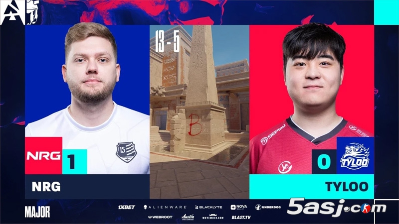 奥斯汀Major战报 | 状态欠佳，TYLOO 5-13不敌NRG落入0-1组