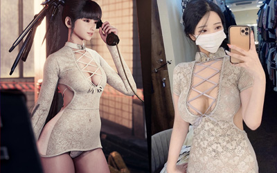 《剑星》新体模尹雪花新服装‘白珍珠’4K壁纸公开，深