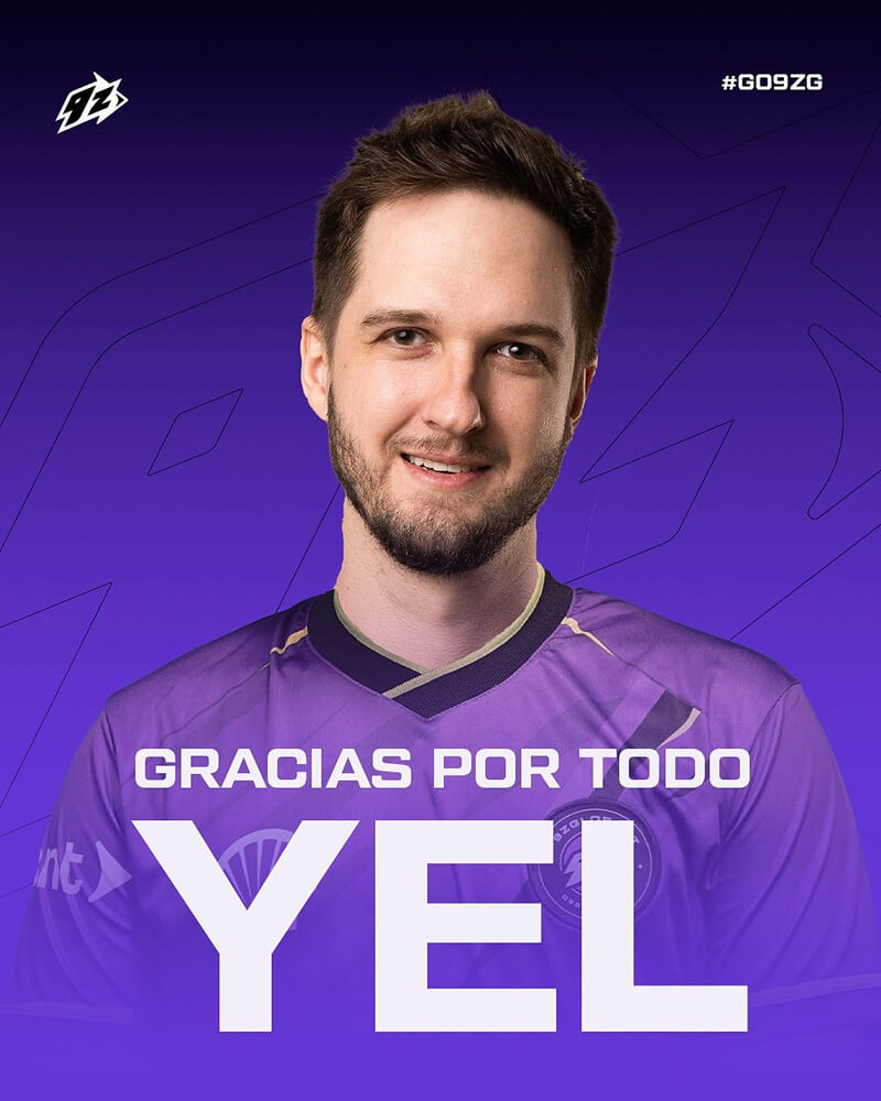 9z战队教练yel离队公告：巴西教头四个月执教回顾与阵