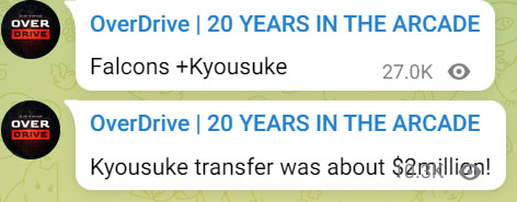 17岁天才kyousuke天价加盟Falcons！200万美元创青训转会纪录