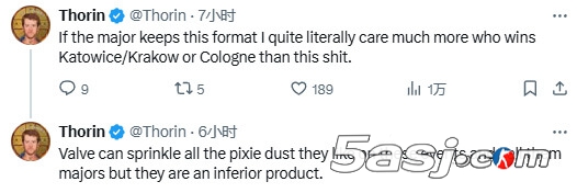 Thorin炮轰奥斯汀Major赛制：BO1赛制=镀金垃圾｜Vitality爆冷惨败引争议