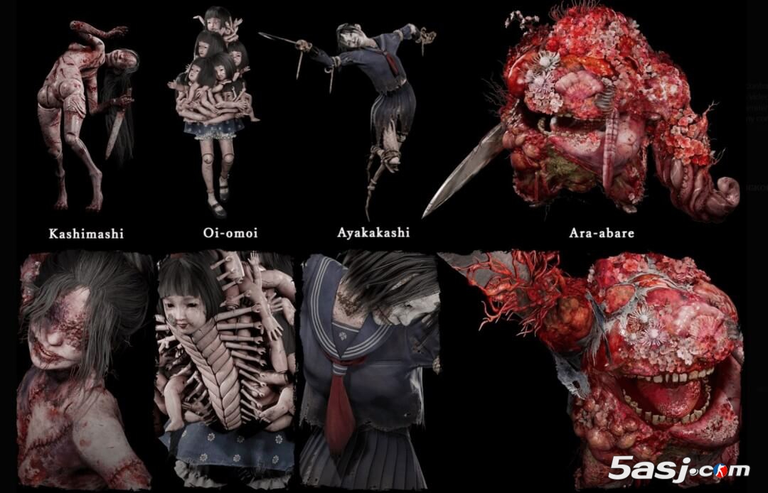 《寂静岭f》新怪物Kashimashi形象曝光 扭曲木偶诠释日式恐怖美学