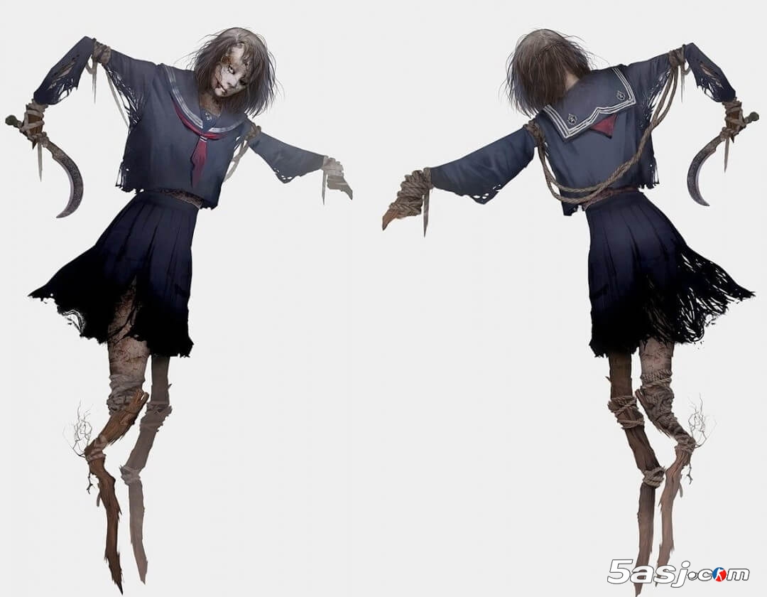 《寂静岭f》新怪物Kashimashi形象曝光 扭曲木偶诠释日式恐怖美学