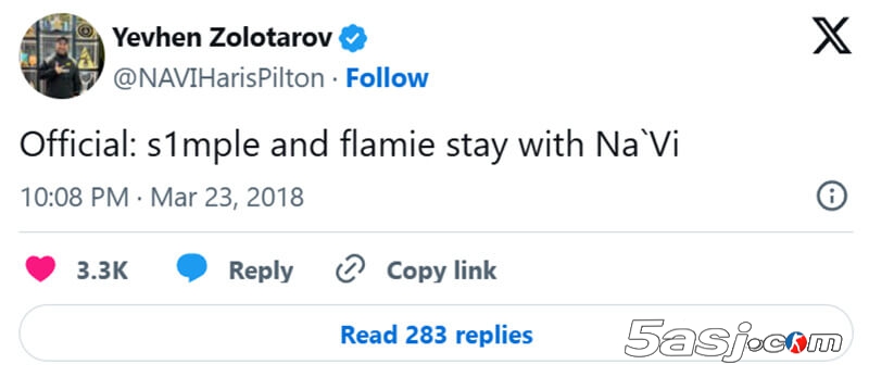 s1mple险加盟SK未遂：2018年CSGO最戏剧性转会内幕 巴西独联体超级战队构想始末