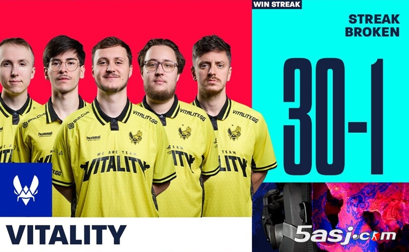 从足球34连胜到CS的30连胜：深度解读Vitality连胜纪录的含金量
