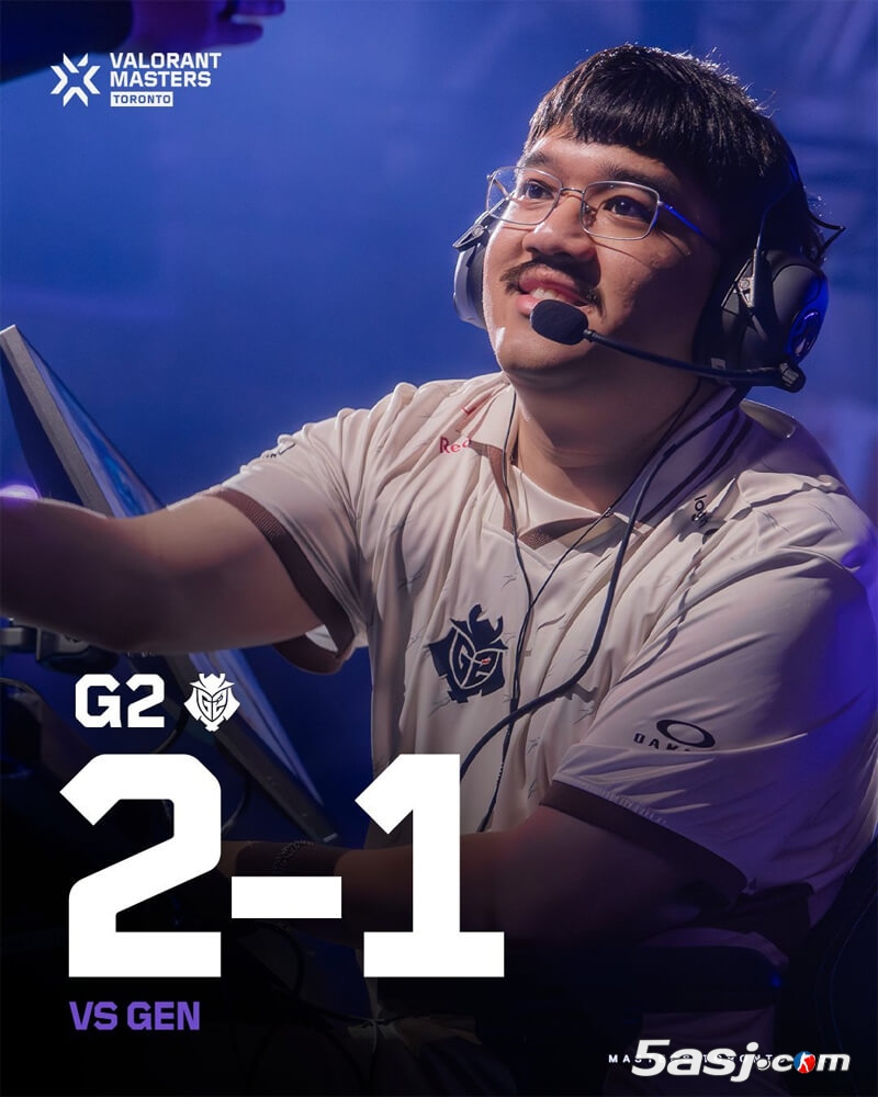 2025 VCT多伦多大师赛：G2让一追二逆转GEN晋级，Jonji 1.47 Ratingcarry全场