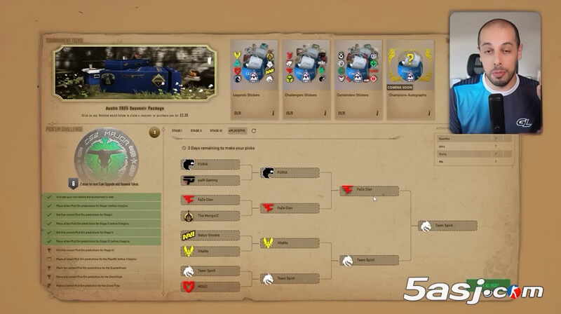 GL教练ash锐评奥斯汀Major：paiN或成最水八强 Spirit有望夺冠