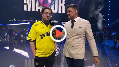 Vitality战队选手ZywOo赛后采访视频：无所谓决赛打谁，