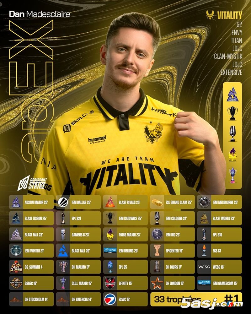 apEX斩获33冠登顶CS历史第一人！奥斯汀Major成就三冠王伟业