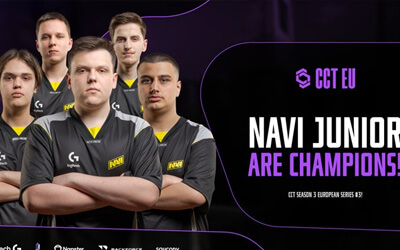 NAVI Junior青训队2-1力克NIP 豪取CCT赛事两连冠 VRS排名飙升至27位