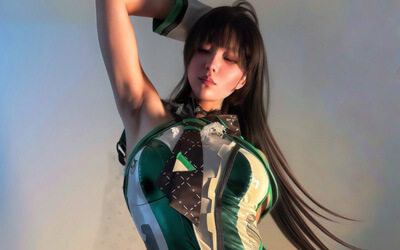 韩国美女Coser ‌@_kukufoxx《剑星》伊芙美图赏 还原度非常高