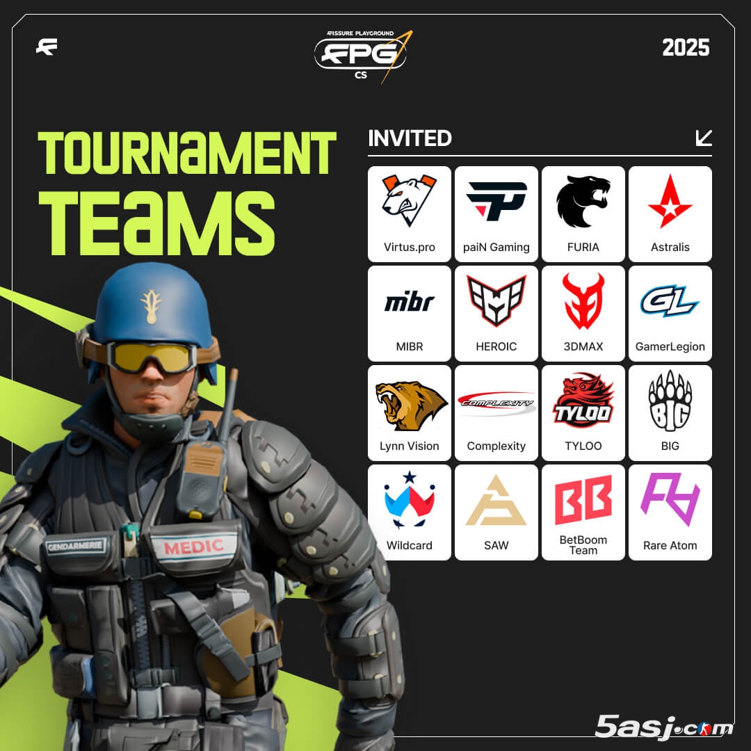 FISSURE Playground 1参赛名单公布：三支中国队出征 百万美元奖池