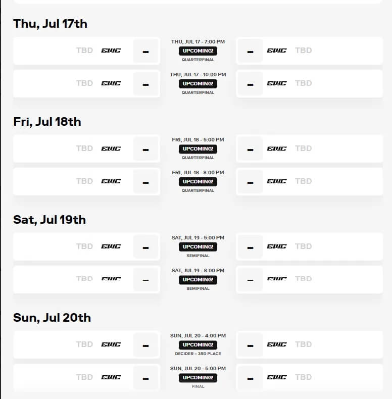 2025电竞世界杯LOL赛程更新公布 每日17点开赛 T1等12队角逐冠军 | 赛事指南