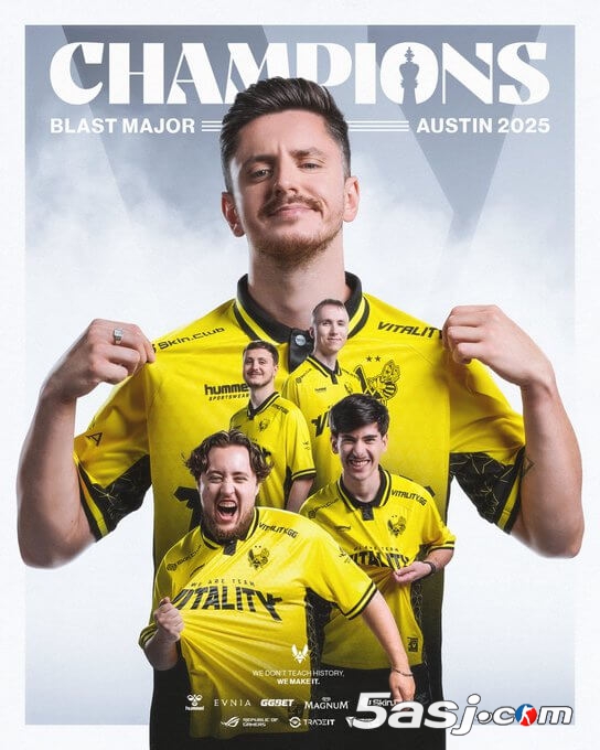 用数字解读CS史上最强王朝Vitality 2025上半年豪取7冠+Major冠军创纪录 用数字解读CS史上最强王朝Vitality 2025上半年豪取7冠+Major冠军创纪录