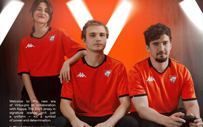 VP战队全新Kappa橙色队服亮相！7月15日FISSURE赛事首