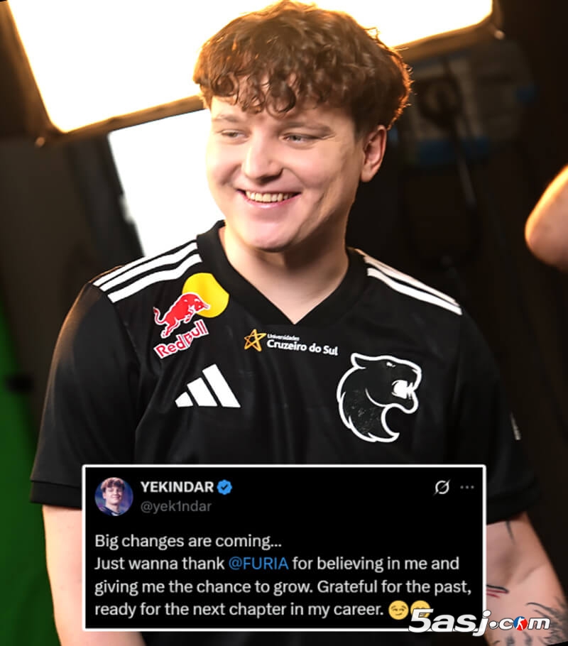 YEKINDAR正式加盟FURIA战队 拉脱维亚选手留队 奥斯汀Major表现亮眼