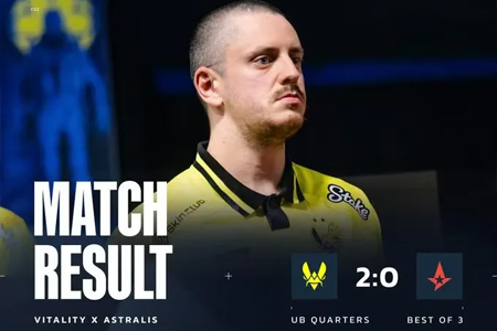 Vitality强势开启2025下半赛季 2-0横扫Astralis展现王朝底蕴