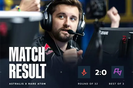 BLAST赏金赛S2战报：Astralis 2-0 碾压式晋级，RA遗憾止步