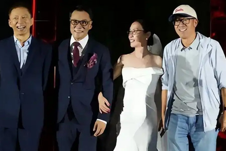 李国庆大婚变公益盛典！张朝阳俞敏洪助阵 山村学子手作"囍"字刷屏