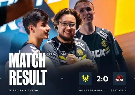 EWC2025电竞世界杯CS项目：ZywOo战神模式摧毁TYLOO！Vit