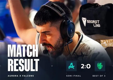 CS电竞世界杯（EWC)：土耳其双星闪耀，Aurora 2-0完胜Falc
