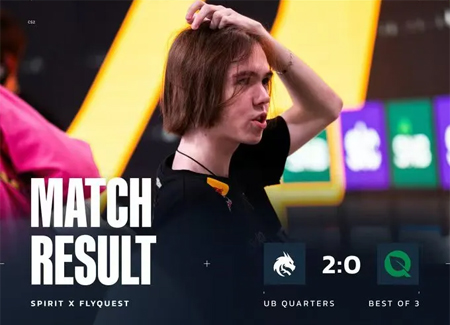 BLAST伦敦公开赛2025：Spirit 2-0横扫FlyQuest晋级胜者组