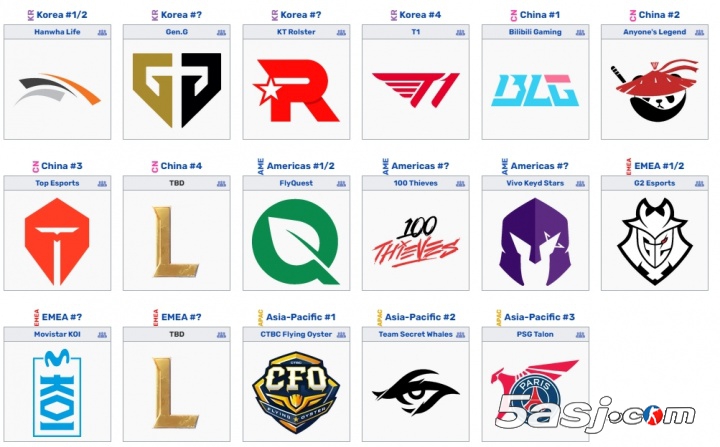 S15世界赛晋级队伍名单一览：LPL四号种子与LEC最后一