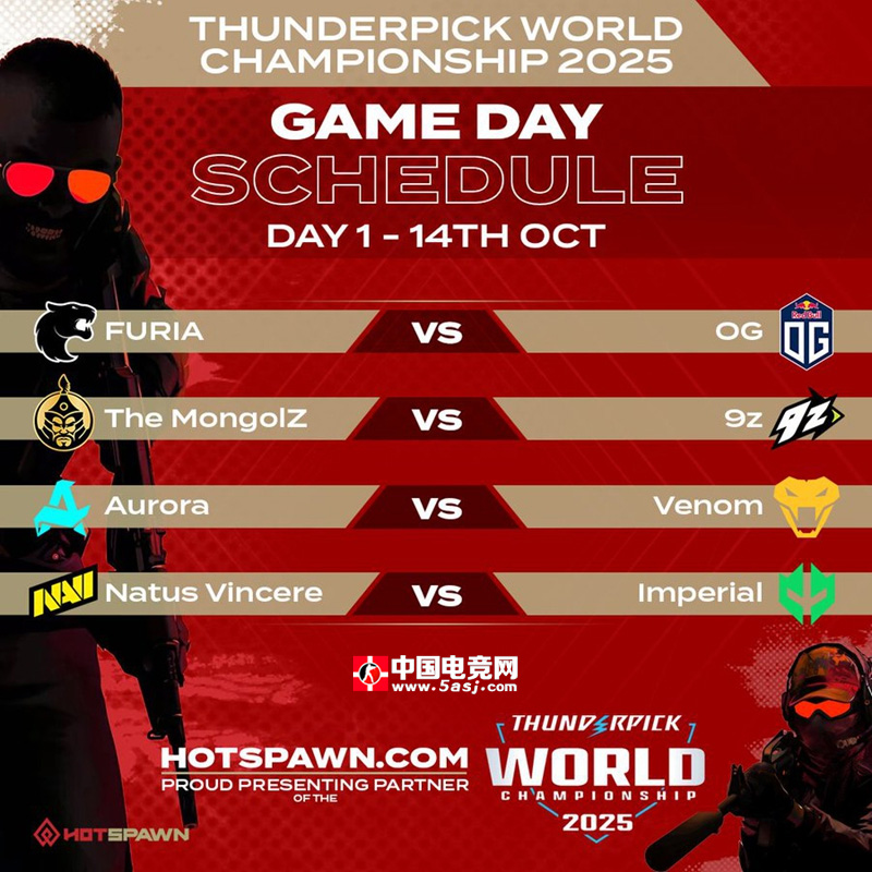 TP世锦赛首轮对阵出炉：FURIA激战OG！85万美元奖金争夺战一触即发