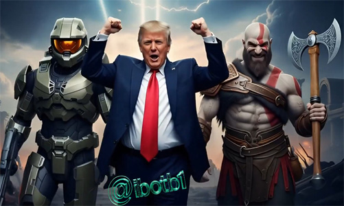 特朗普变身士官长！《光环》登陆PS5宣告主机大战终结，微软千元混合机能否破局？