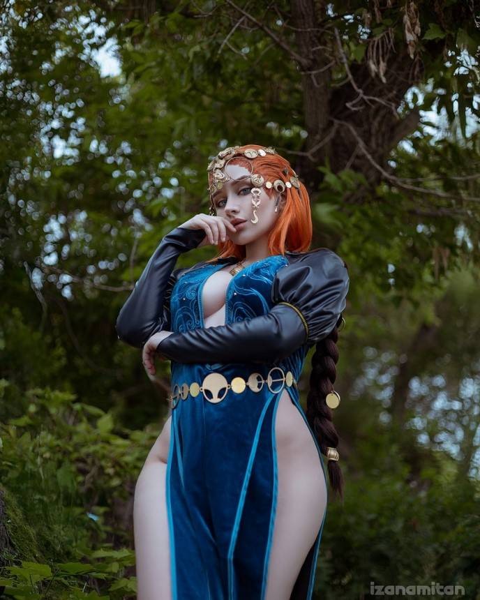 哈萨克斯坦美女izanamitanCos《电锯人》蕾塞美图