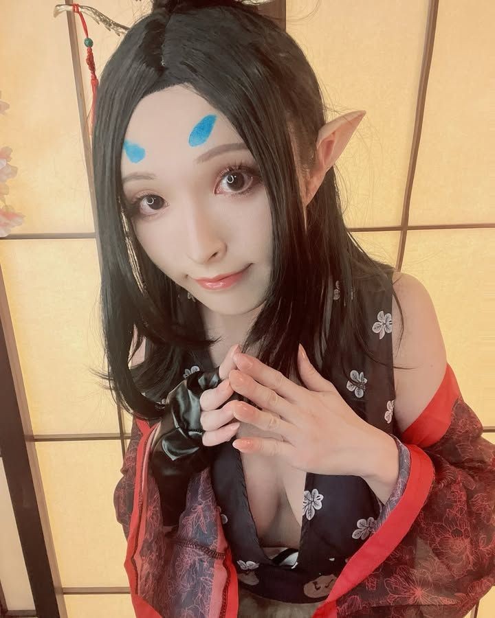 ins红人“尼哥”的新Cos美图：《黑神话》萍萍