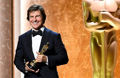 45年终圆梦！汤姆·克鲁斯首夺奥斯卡荣誉奖，全场起立致敬泪洒杜比剧院