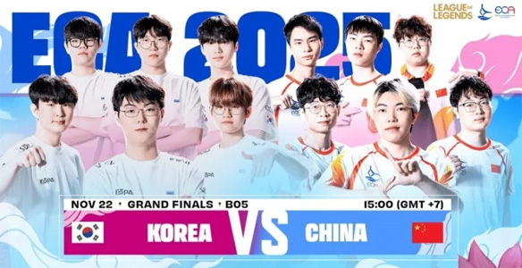 ECA亚洲赛LOL决赛：韩国队3-0零封中国队，中韩新星命运