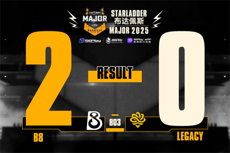 布达佩斯Major第一阶段：B8加时逆转Legacy，kensizor关键四杀锁定胜局！