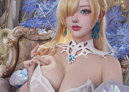 韩援Coser Yasal分享Cos《棕色尘埃2》冰雪女王最新美图