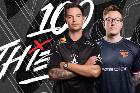 100 Thieves线下首秀引爆电竞圈！device领衔新阵2月登