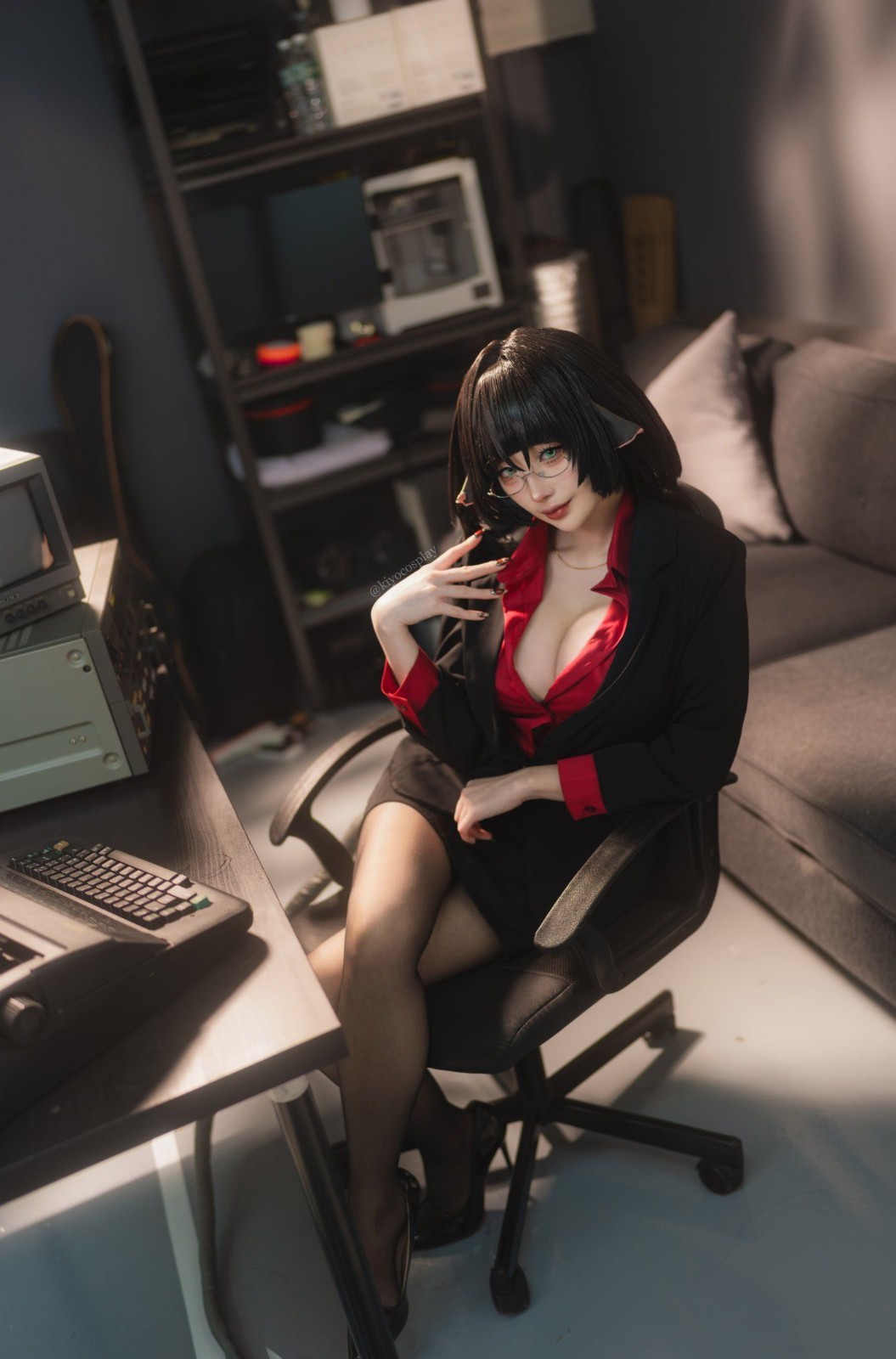 新加坡美女Cos多个游戏角色美照，性感曲线，诱人的大雷！