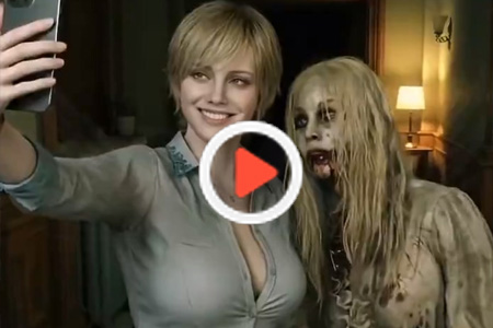 海外网友利用AI技术制作视频：性感雪莉与《生化危机9》每一个经典角色合影 