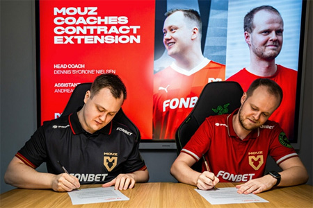 MOUZ官宣续约双核教练！sycrone领军，Xyp9x传授冠军DNA，剑指2026突破“半决赛魔咒” 