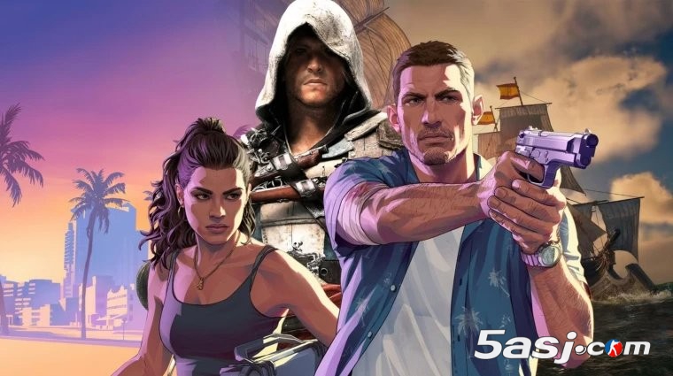 时隔13年，《刺客信条：黑旗》再次与R星《GTA》系列新作同期发售