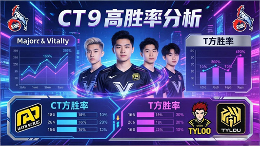 Vitality攻防统治级领先！科隆Major前战队CT/T方胜率榜单出炉，TYLOO T方跻身第八